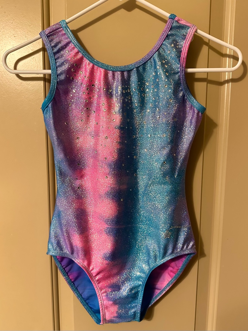 Girls' Shimmer Ombre Tank leotard - Pink & Blue